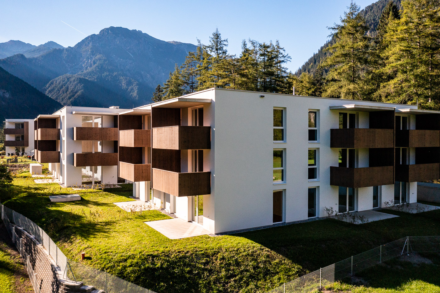 Drohne Wohnanlage Panorama