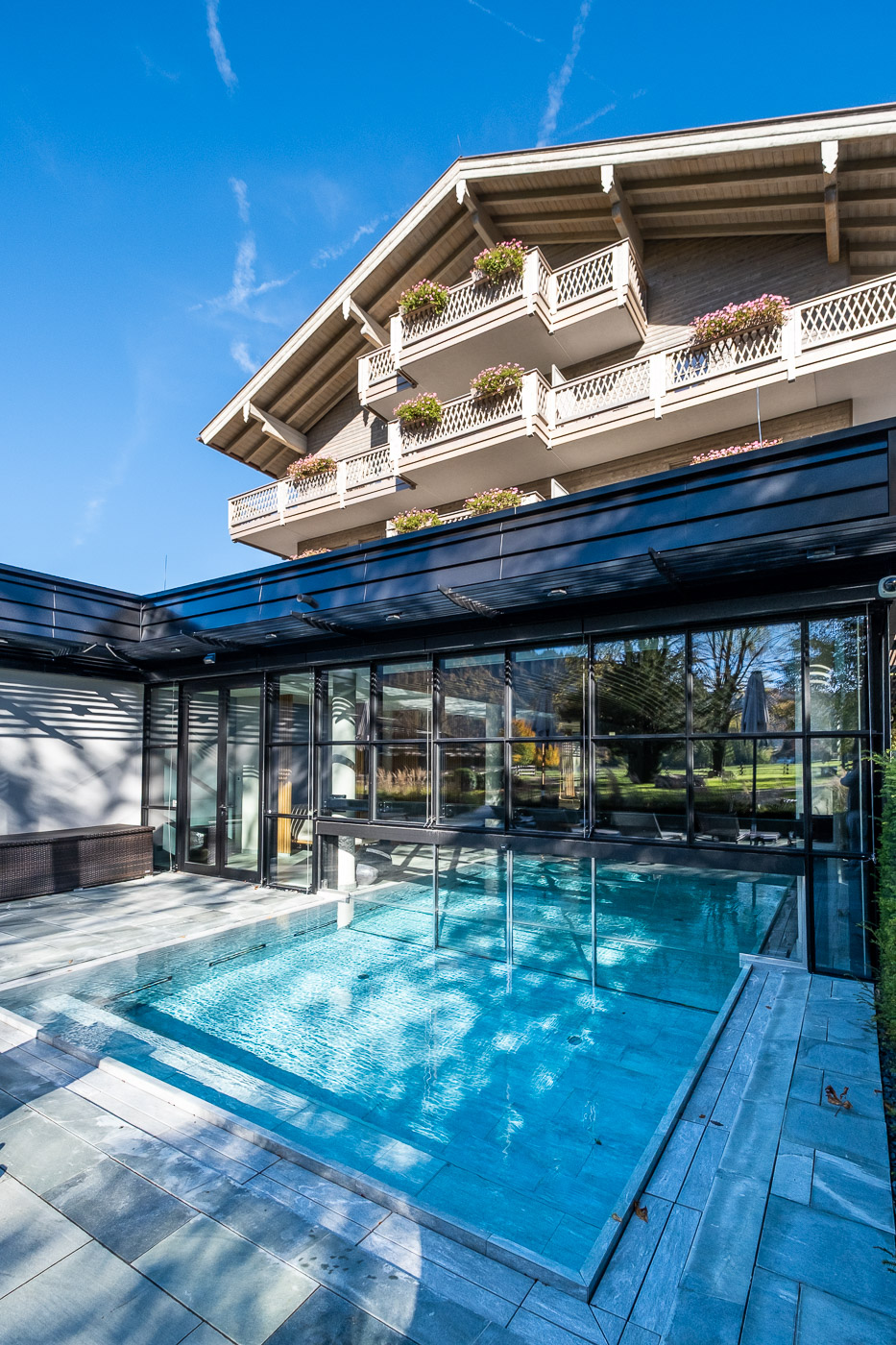 Egerner Höfe Pool Außen