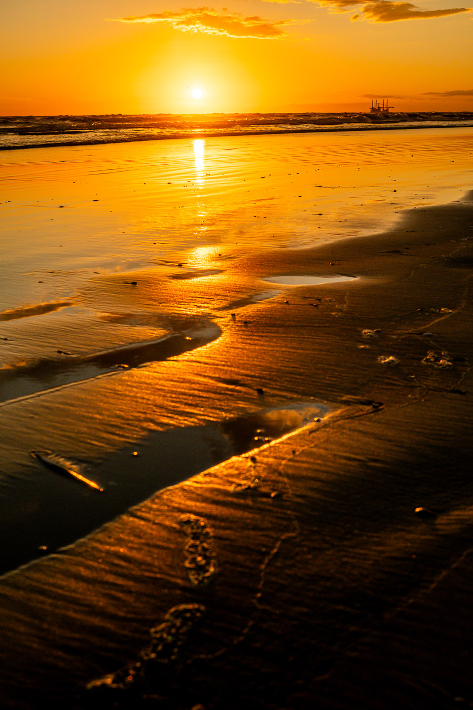 Ziton Strand goldenes Licht